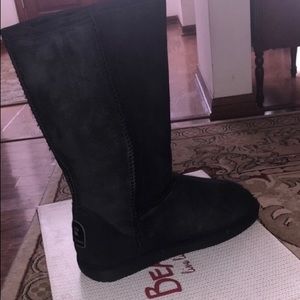 Size 10 Black Bearpaw Boots (never worn)